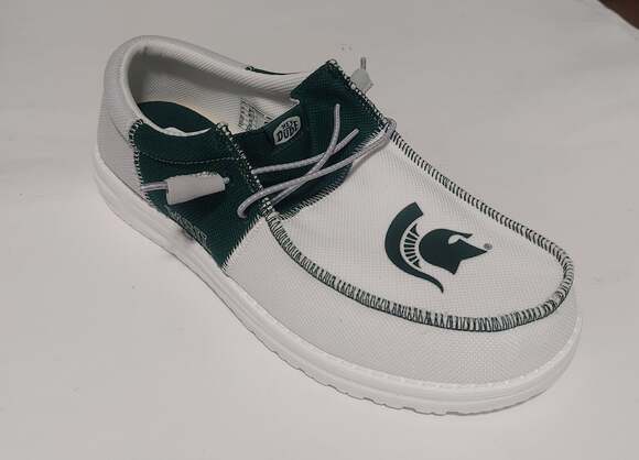 Hey Dude Wally Mens Size 11 Michigan State Spartans Casual Slip On Shoes Loafer main image 8